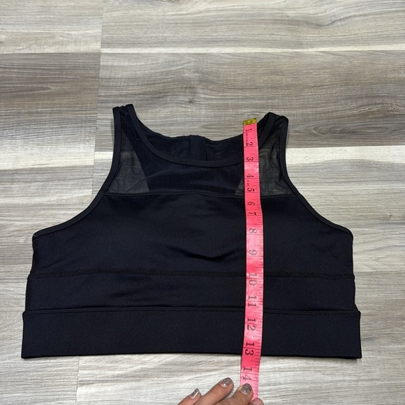Black Mesh Sports Bra size large - Picture 4 of 8